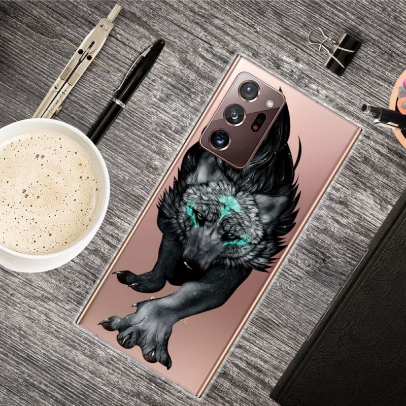 Cover for Samsung Galaxy Note 20 Ultra Grafisk Ulv