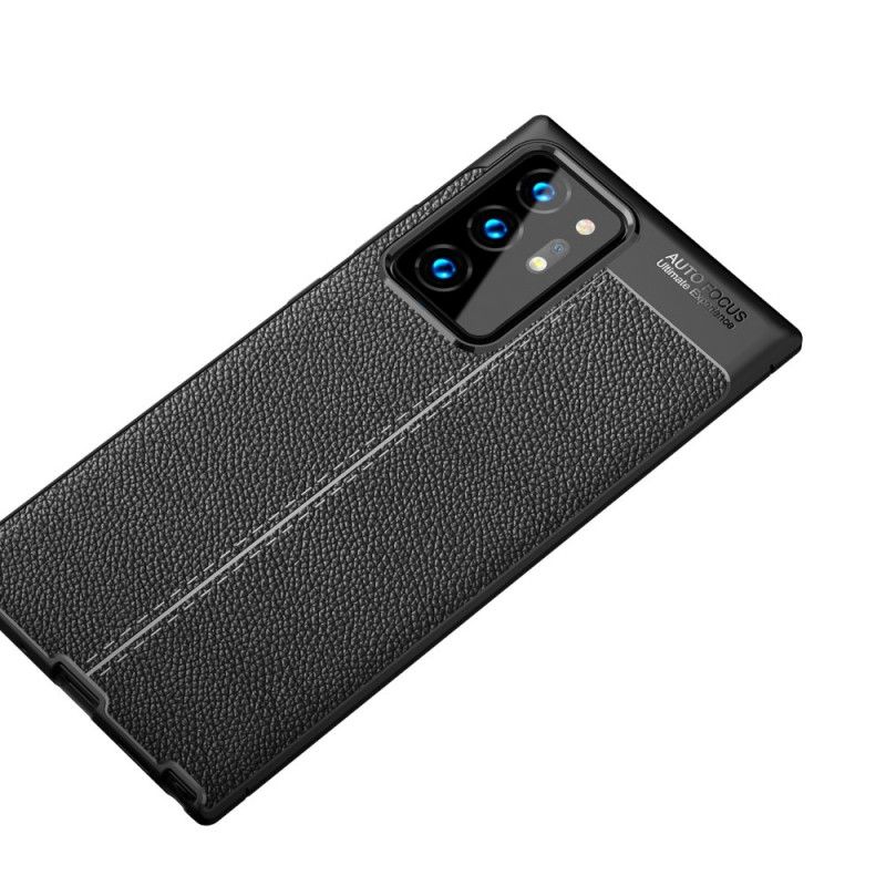 Cover for Samsung Galaxy Note 20 Ultra Sort Fleksibel Kulfibertekstur