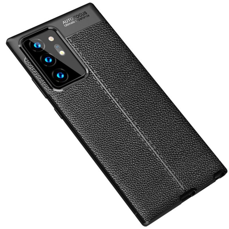 Cover for Samsung Galaxy Note 20 Ultra Sort Fleksibel Kulfibertekstur