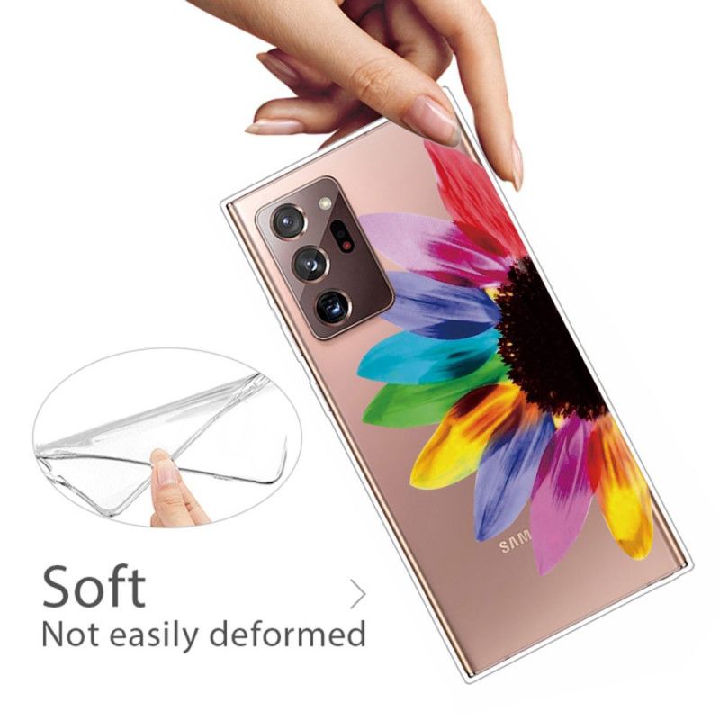 Cover Samsung Galaxy Note 20 Ultra Farvet Blomst