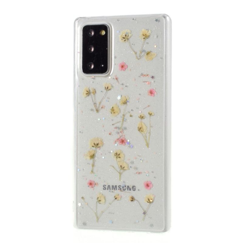 Cover Samsung Galaxy Note 20 Ultra Lyserød Mobilcover Små Blomster