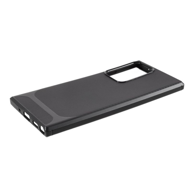 Cover Samsung Galaxy Note 20 Ultra Sort Enkelt Fleksibel Kulfiber