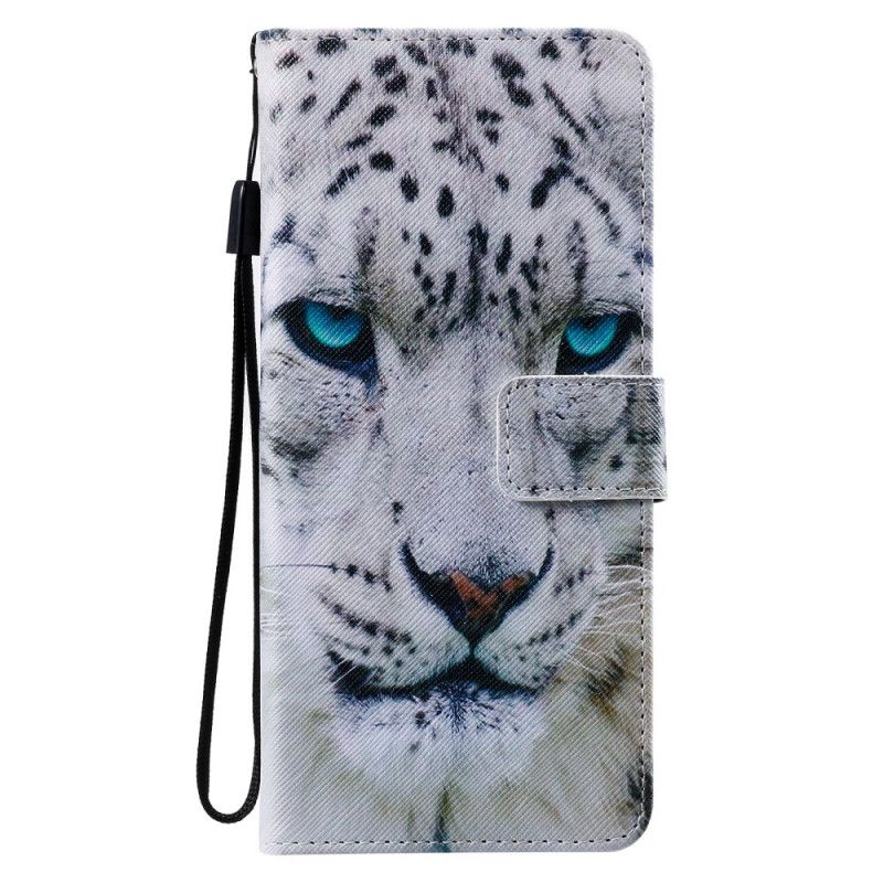 Flip Cover Læder for Samsung Galaxy Note 20 Ultra Hvid Tiger