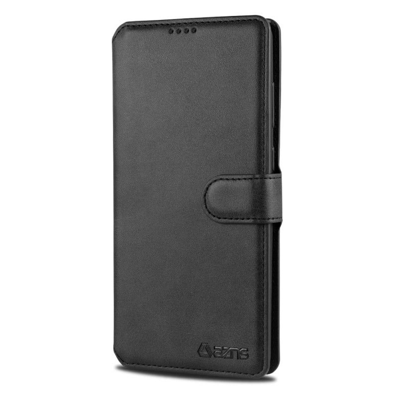 Flip Cover Læder for Samsung Galaxy Note 20 Ultra Sort Retro Azns