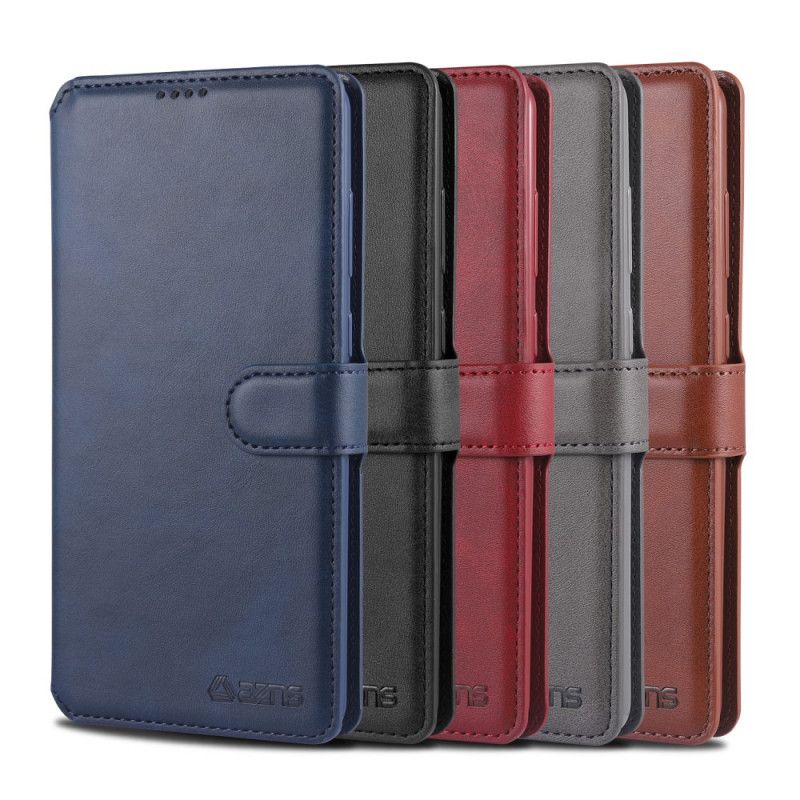 Flip Cover Læder for Samsung Galaxy Note 20 Ultra Sort Retro Azns