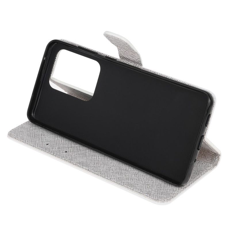 Flip Cover Læder Samsung Galaxy Note 20 Ultra Diamant Sommerfugle Med Rem