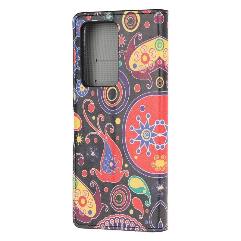 Flip Cover Læder Samsung Galaxy Note 20 Ultra Galakse Design Beskyttelse