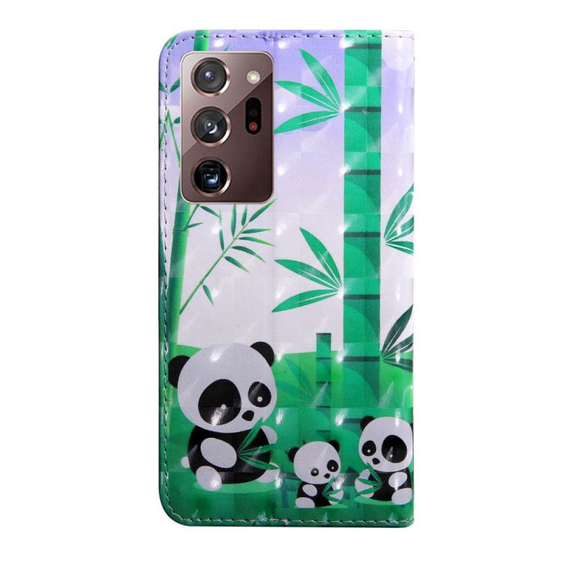 Flip Cover Samsung Galaxy Note 20 Ultra Pandafamilie