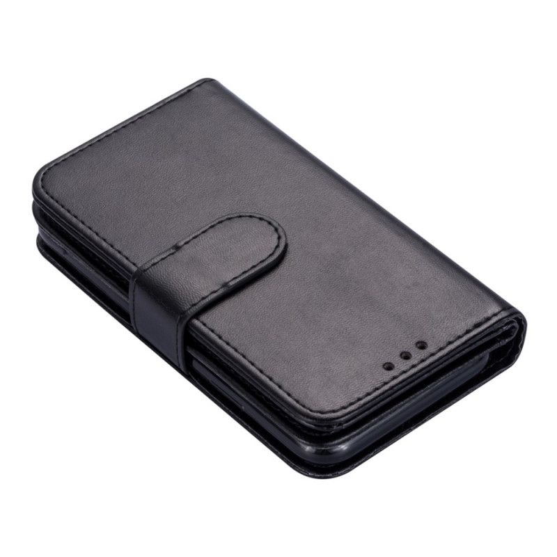 Flip Cover Samsung Galaxy Note 20 Ultra Sort Mobilcover Imiteret Læder 9 Kortholder