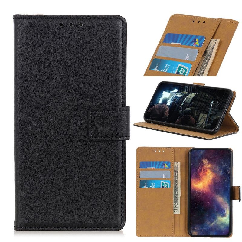 Flip Cover Samsung Galaxy Note 20 Ultra Sort Mobilcover Simpelt Kunstlæder