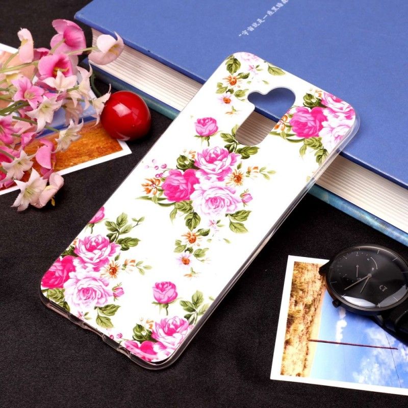 Cover Huawei Mate 20 Lite Fluorescerende Frihedsblomster Beskyttelse