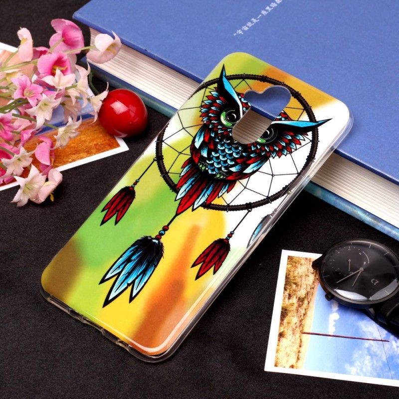 Cover Huawei Mate 20 Lite Fluorescerende Ugle Drømmefanger Original