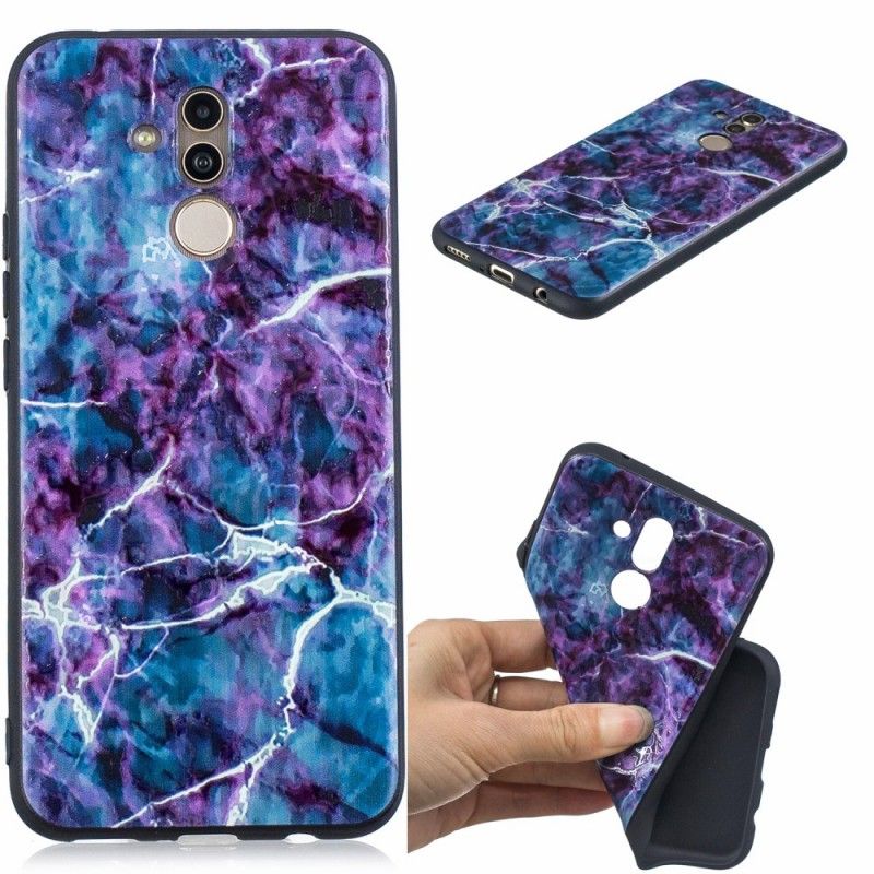 Cover Huawei Mate 20 Lite Lilla Marmor