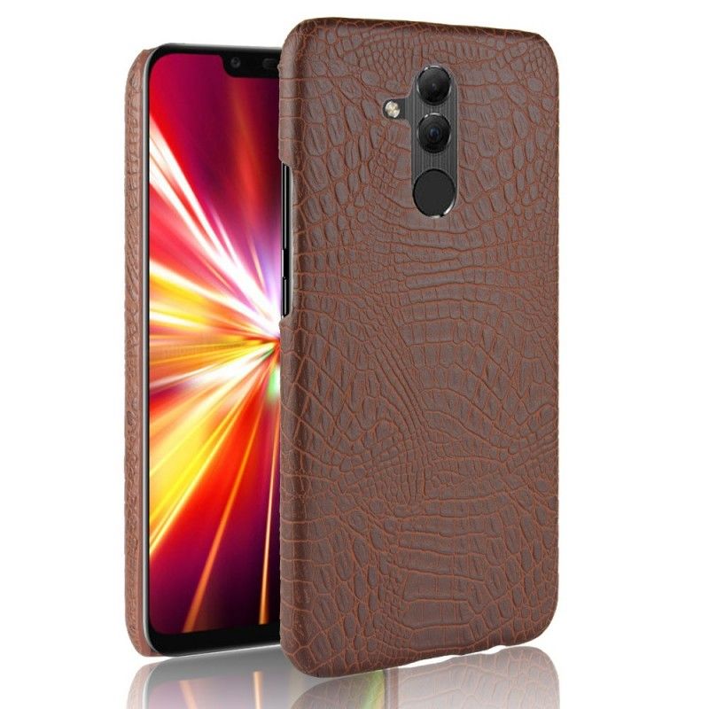 Cover Huawei Mate 20 Lite Sort Krokodillehudeffekt