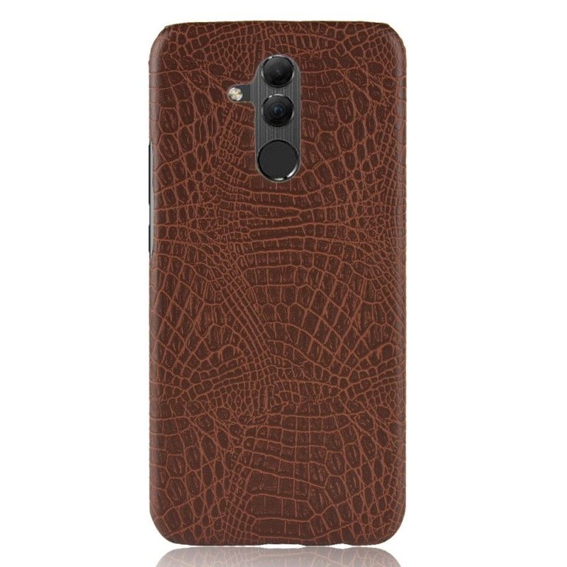 Cover Huawei Mate 20 Lite Sort Krokodillehudeffekt