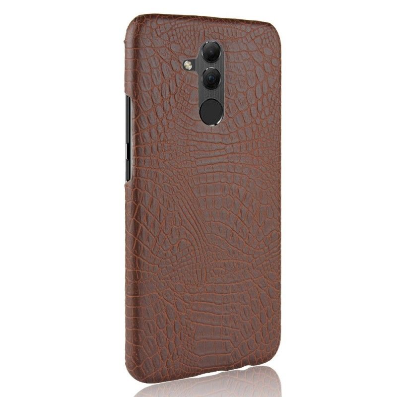 Cover Huawei Mate 20 Lite Sort Krokodillehudeffekt