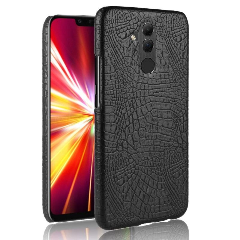 Cover Huawei Mate 20 Lite Sort Krokodillehudeffekt