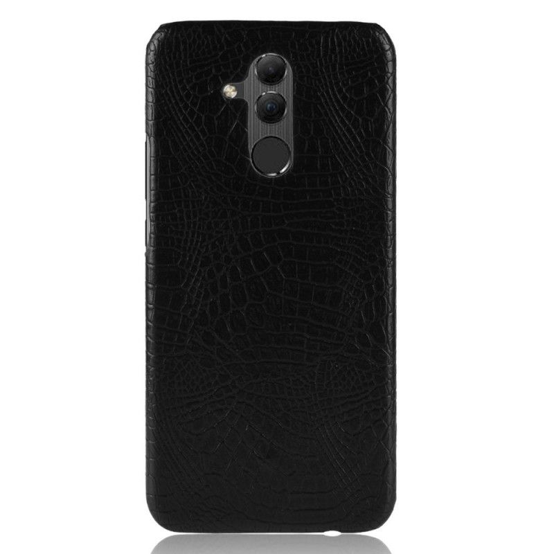 Cover Huawei Mate 20 Lite Sort Krokodillehudeffekt