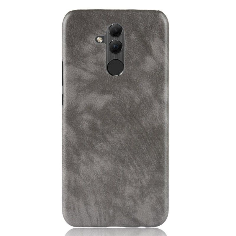 Cover Huawei Mate 20 Lite Sort Lychee-Lædereffekt Original