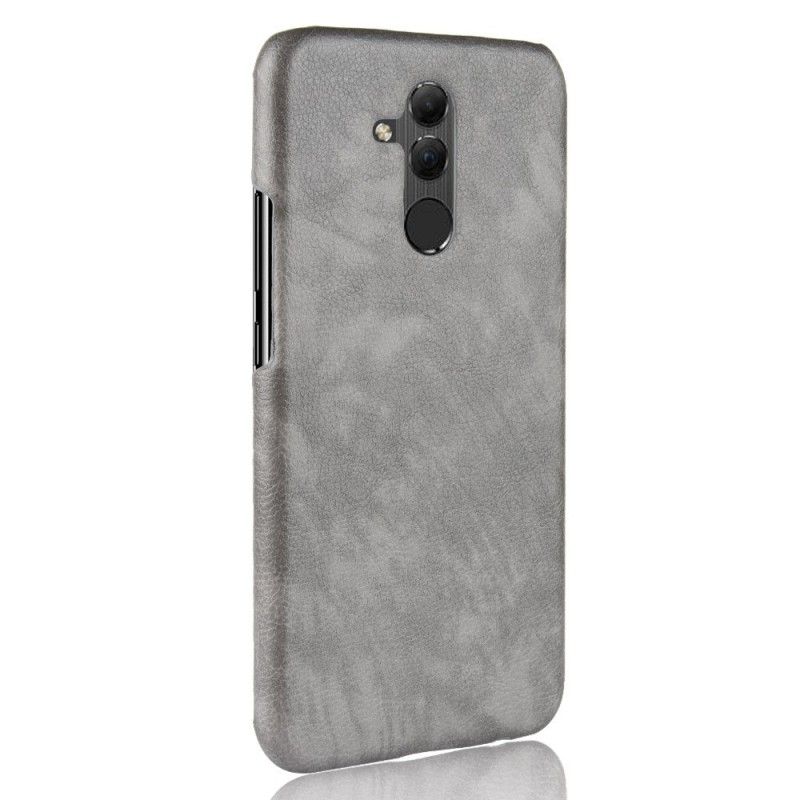 Cover Huawei Mate 20 Lite Sort Lychee-Lædereffekt Original