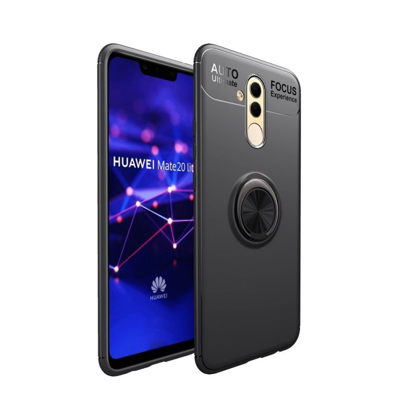 Cover Huawei Mate 20 Lite Sort Roterende Ring