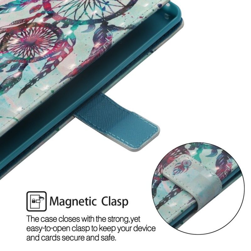 Flip Cover Huawei Mate 20 Lite Mobilcover 3D Farverig Drømmefanger