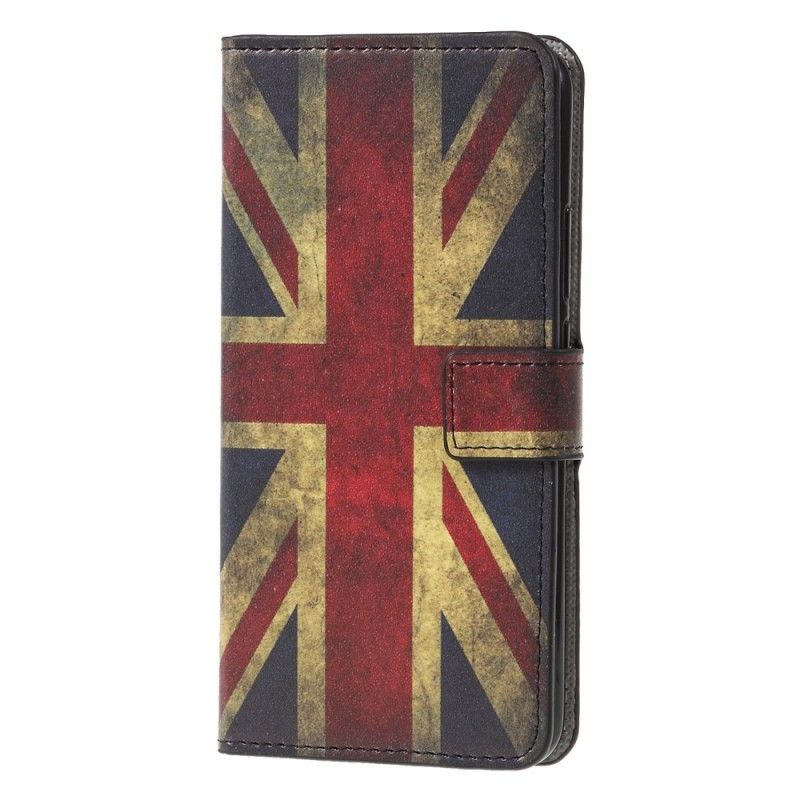 Flip Cover Læder Huawei Mate 20 Lite Englands Flag