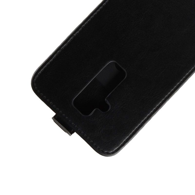 Flip Cover Læder Huawei Mate 20 Lite Sort Retro Foldning Original