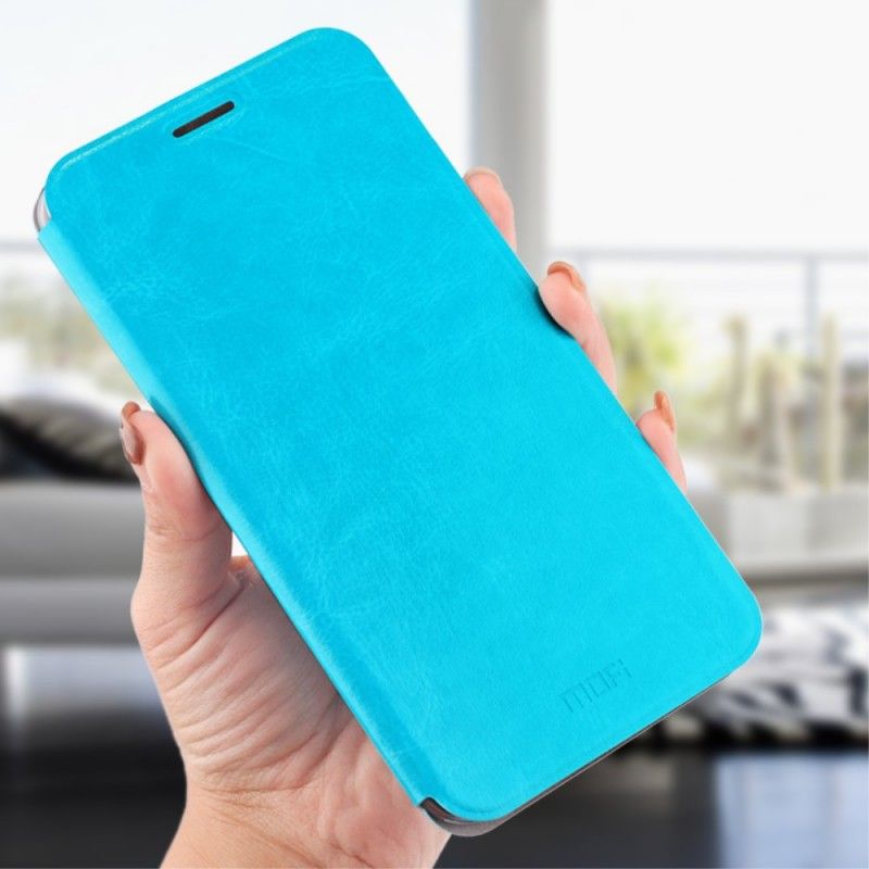 Læder Cover Huawei Mate 20 Lite Sort Mofi