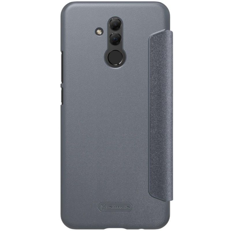 Læder Cover Huawei Mate 20 Lite Sort Nillkin