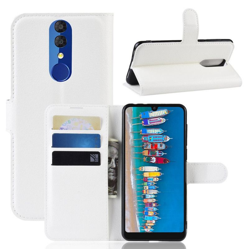 Flip Cover Alcatel 3 (2019) Sort Klassisk