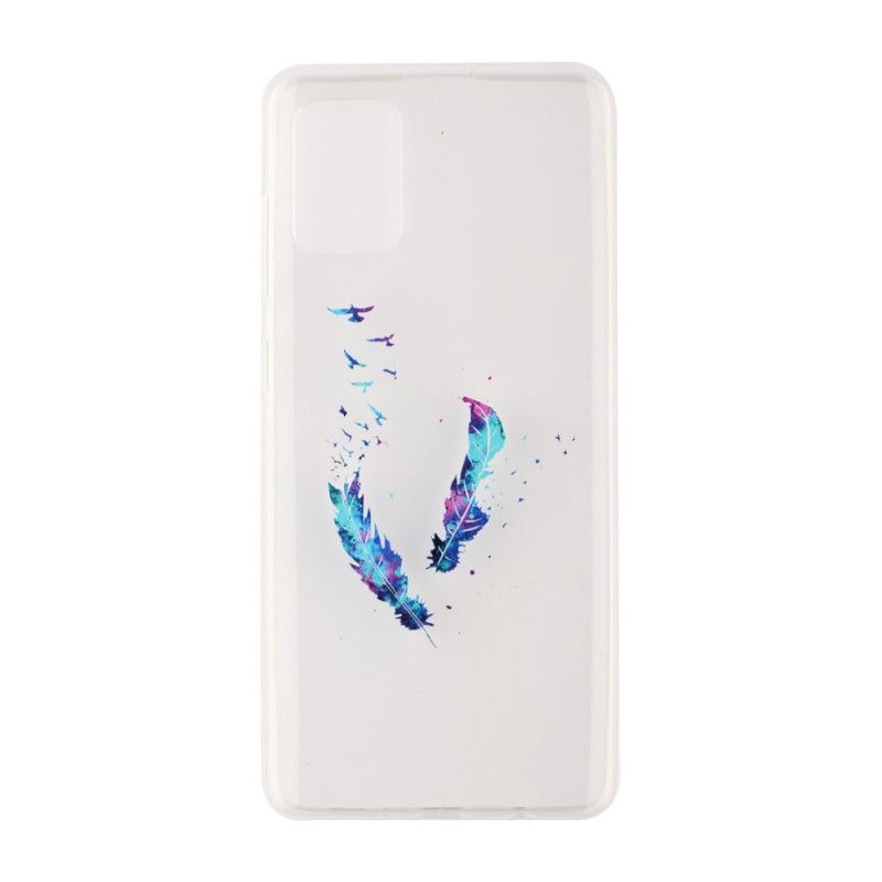 Cover for Huawei P40 Gennemsigtige Fjer