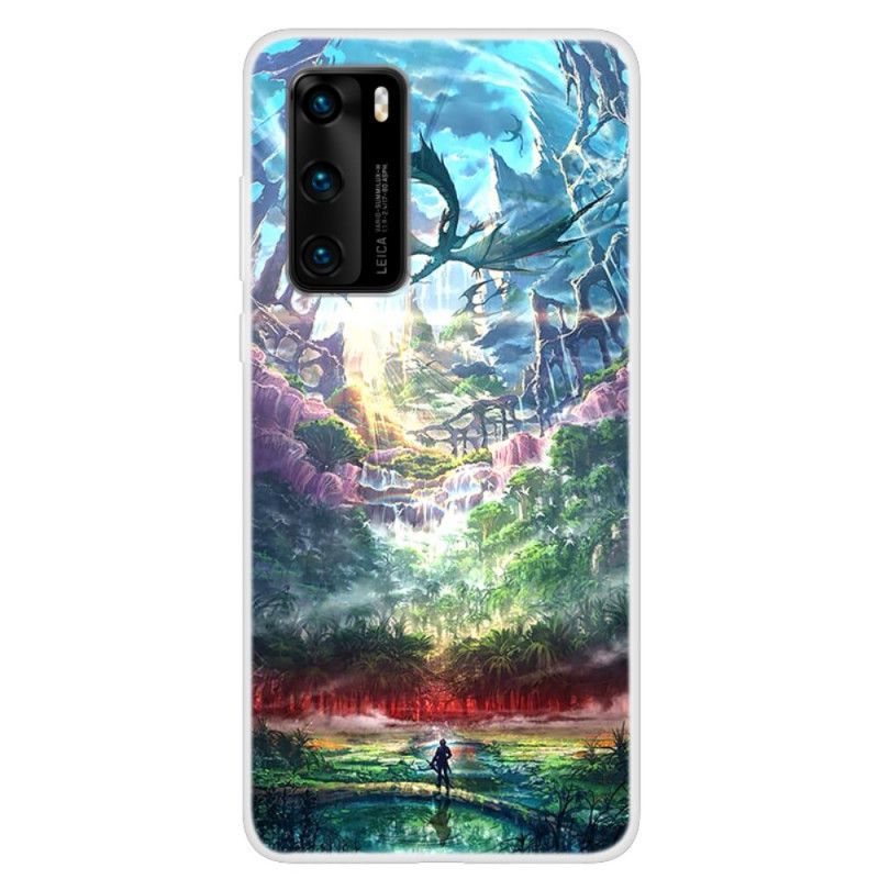 Cover for Huawei P40 Himmelsk Natur