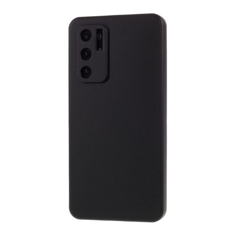 Cover for Huawei P40 Sort Fleksibel Silikonefarvet Knap