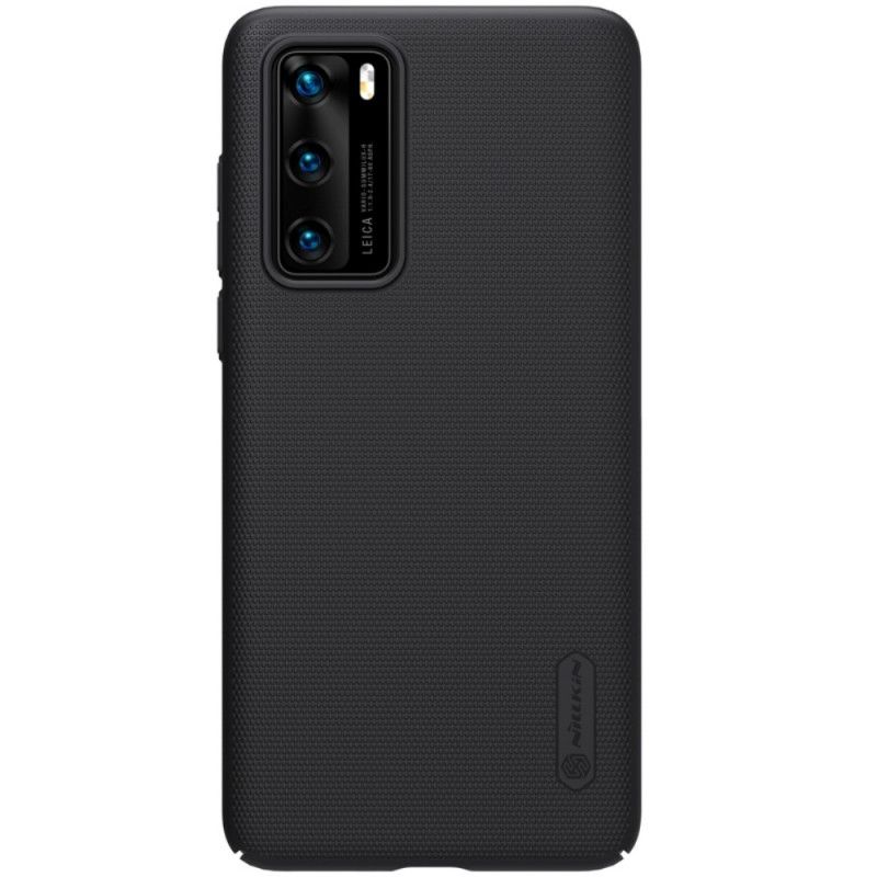 Cover for Huawei P40 Sort Stiv Frostet Nillkin