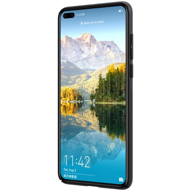 Cover for Huawei P40 Sort Stiv Frostet Nillkin