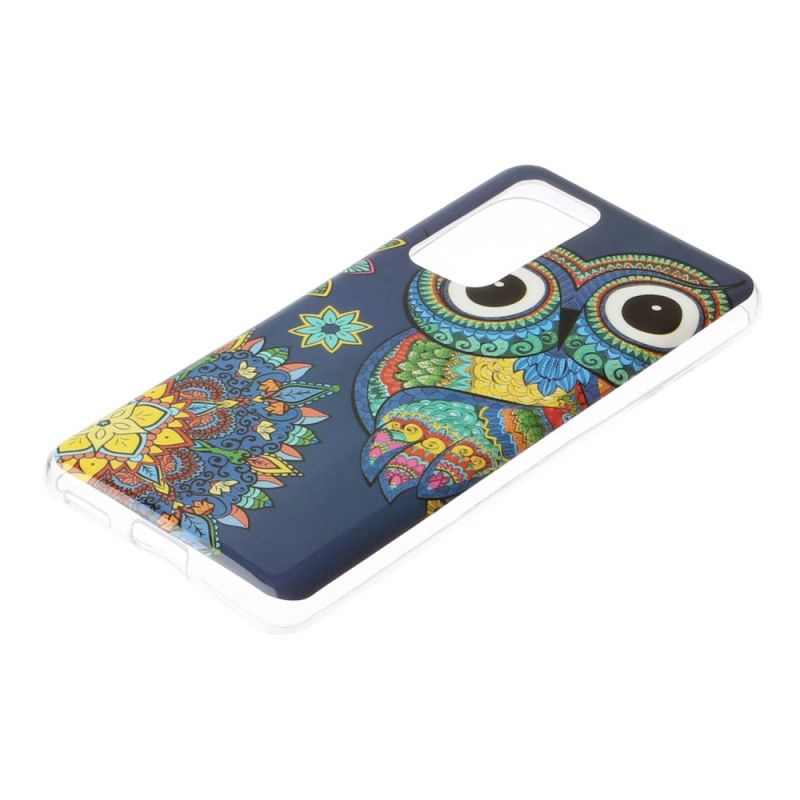 Cover Huawei P40 Fluorescerende Mandalaugle