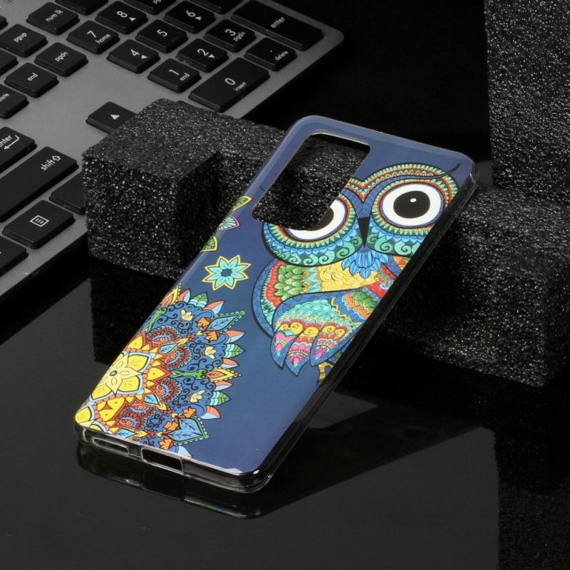 Cover Huawei P40 Fluorescerende Mandalaugle