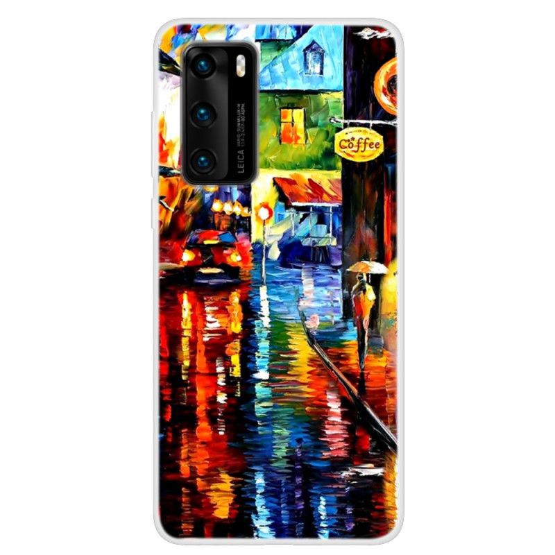 Cover Huawei P40 Kaffemaleri Beskyttelse