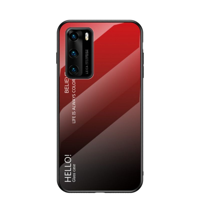 Cover Huawei P40 Magenta Hej Hærdet Glas