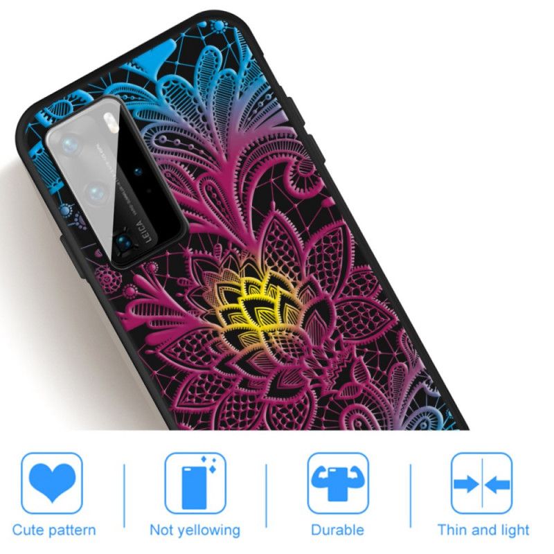 Cover Huawei P40 Mesterlig Blomst Original