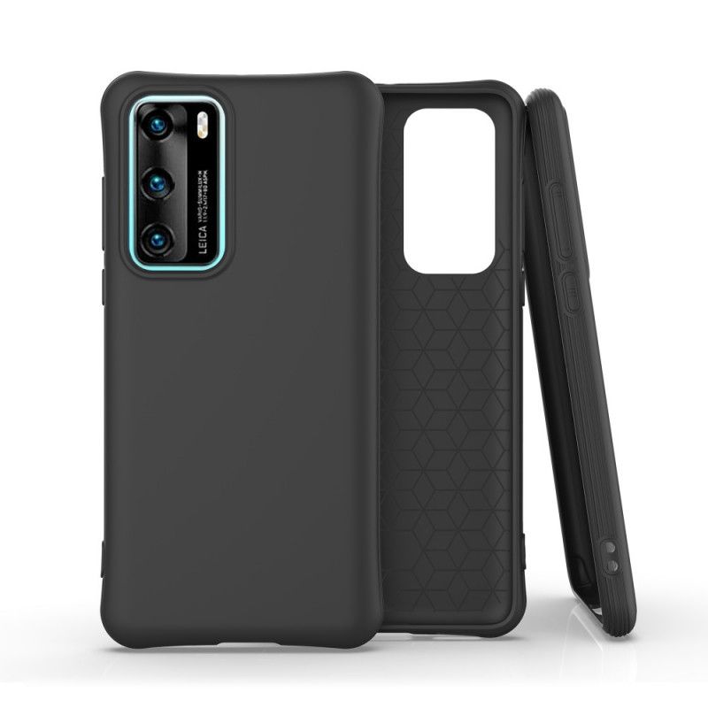 Cover Huawei P40 Sort Fleksibel Mattsilikone