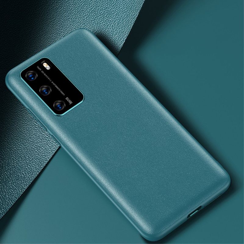 Cover Huawei P40 Sort Mobilcover Farve Læder Stil