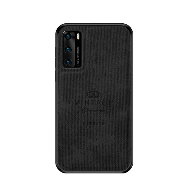 Cover Huawei P40 Sort Mobilcover Hæderlig Vintage Pinwuyo