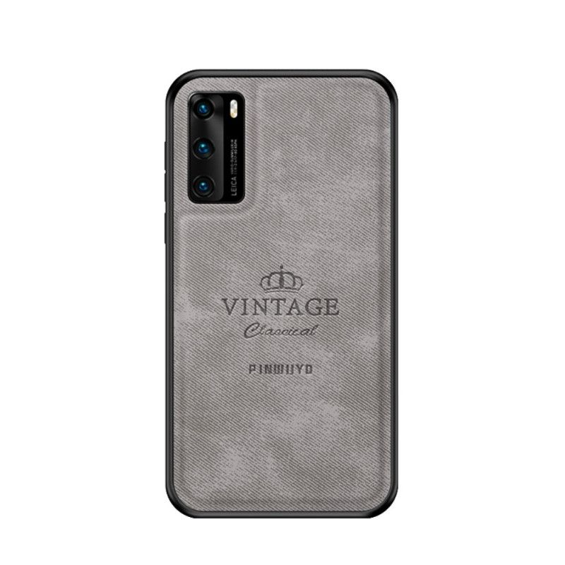 Cover Huawei P40 Sort Mobilcover Hæderlig Vintage Pinwuyo