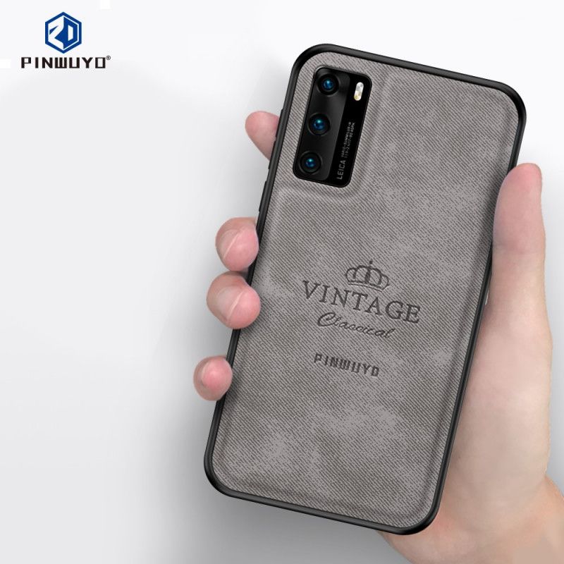 Cover Huawei P40 Sort Mobilcover Hæderlig Vintage Pinwuyo