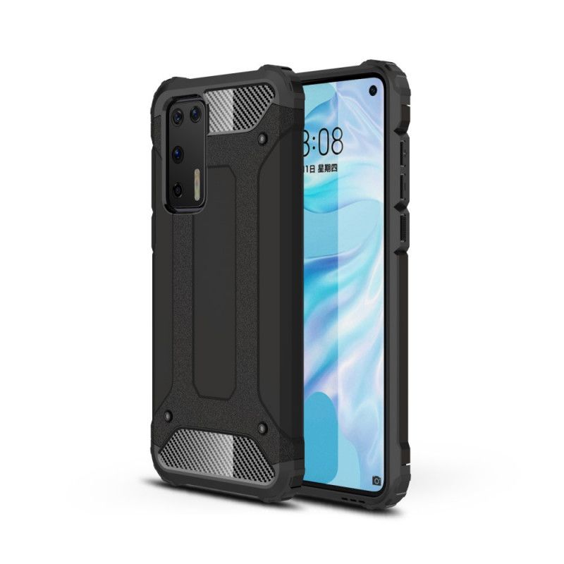 Cover Huawei P40 Sort Mobilcover Overlevende