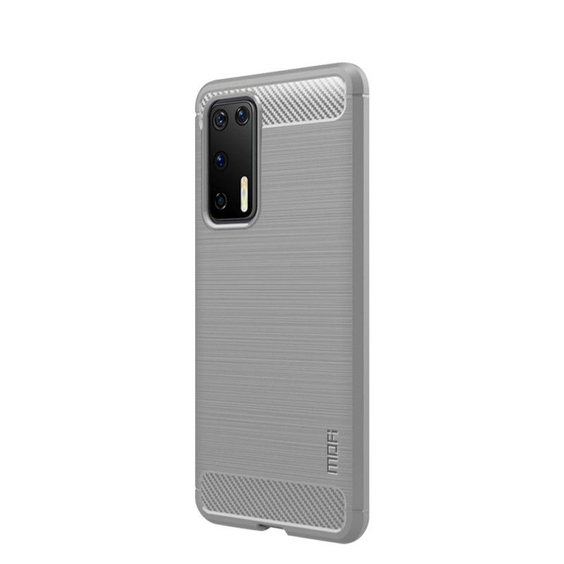 Cover Huawei P40 Sort Mofi Børstet Kulfiber