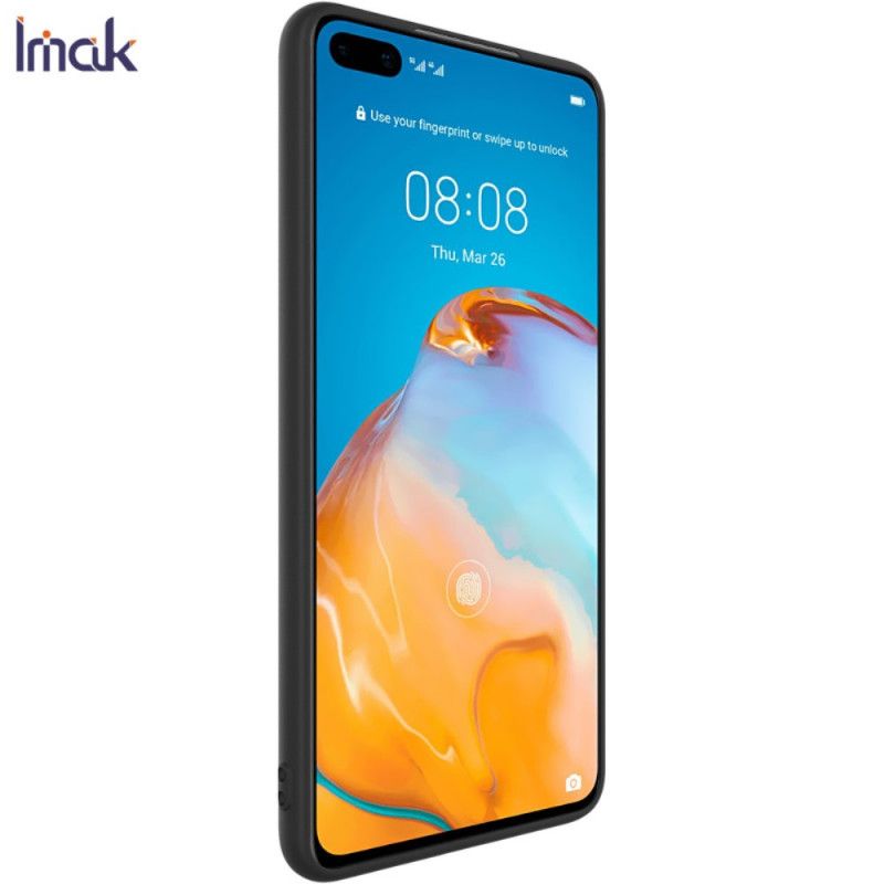 Cover Huawei P40 Sort Uc-1-Serie Silikone Måtter Imak