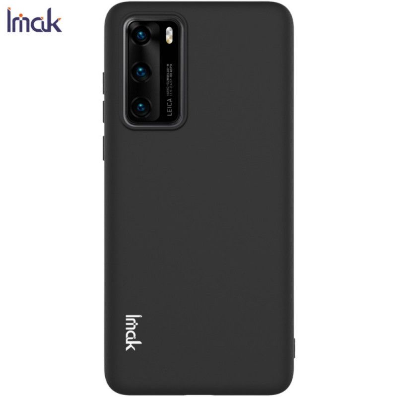 Cover Huawei P40 Sort Uc-1-Serie Silikone Måtter Imak